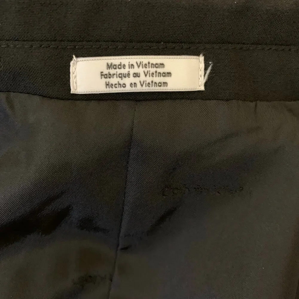 Calvin Klein Black Boy’s 14 Blazer Jacket Trim Fit